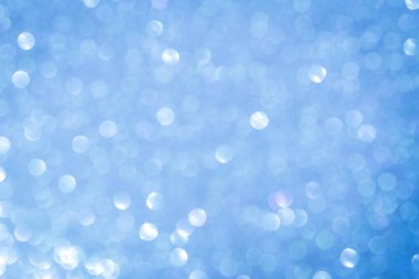 mavi arka plan görüntü. güzel parlak Noel ışıkları bokeh Noel bulanık.