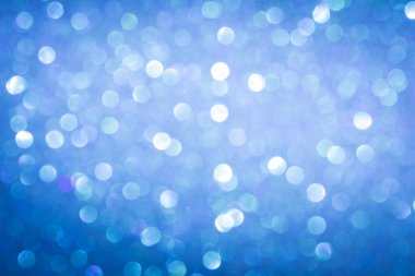 mavi arka plan görüntü. güzel parlak Noel ışıkları bokeh Noel bulanık.