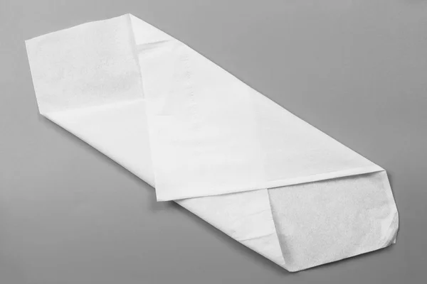White Tissues Gray Background — Stock Photo, Image
