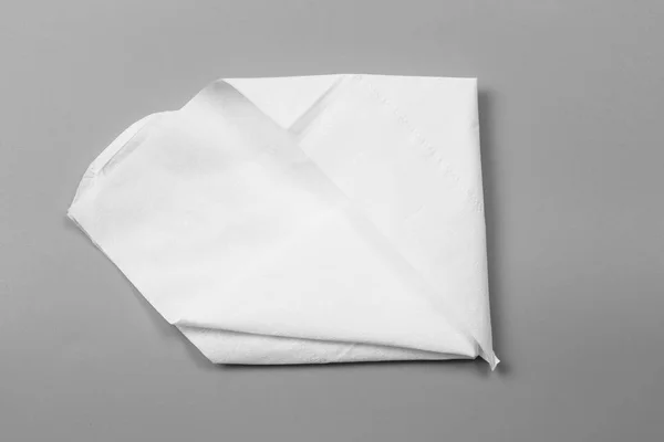 White Tissues Gray Background — Stock Photo, Image