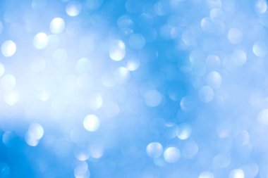 mavi arka plan görüntü. güzel parlak Noel ışıkları bokeh Noel bulanık.