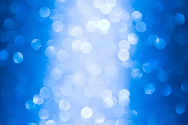 Blue Blur Abstract Background Bokeh Christmas Blurred Beautiful Shiny Christmas — Stock Photo, Image