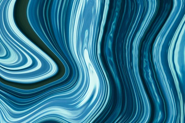 Marmeren Inkt Kleurrijke Blauw Marmeren Patroon Textuur Abstracte Achtergrond Kan — Stockfoto