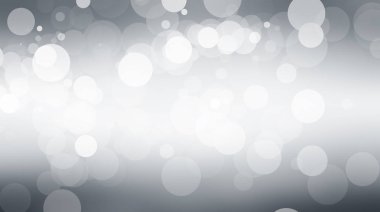 Beyaz bulanık arkaplan. Bokeh Noel 'i güzel, parlak Noel ışıklarını bulanıklaştırdı