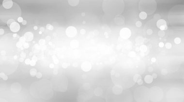 Beyaz bulanık arkaplan. Bokeh Noel 'i güzel, parlak Noel ışıklarını bulanıklaştırdı