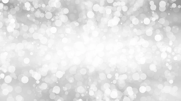 Witte Wazige Abstracte Achtergrond Bokeh Kerst Wazig Mooie Glanzende Kerstverlichting — Stockfoto