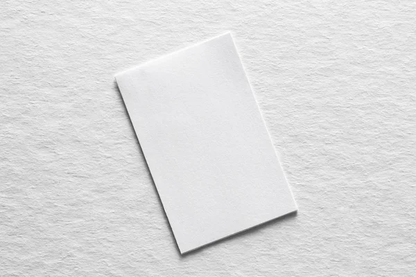 空白肖像 小册子杂志被隔绝在灰色 可变背景或白色纸隔绝在白色墙壁上 — 图库照片