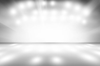 Boş oda studio gradyan arka planı için kullanılan gri ve ürün görüntüleme