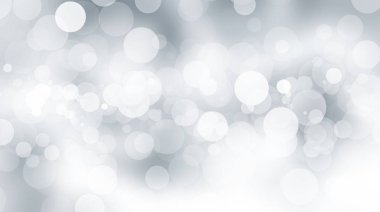 Beyaz bulanık arkaplan. Bokeh Noel 'i güzel, parlak Noel ışıklarını bulanıklaştırdı.