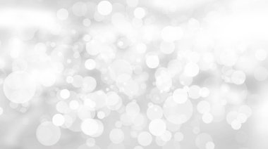 Beyaz bulanık arkaplan. Bokeh Noel 'i güzel, parlak Noel ışıklarını bulanıklaştırdı