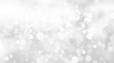 Beyaz bulanık arkaplan. Bokeh Noel 'i güzel, parlak Noel ışıklarını bulanıklaştırdı