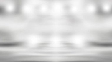 perspektif kat zemin siyah Oda'ya studio gri gradyan ile Spot arka plan görüntüsü için zemin ürün veya sanat 