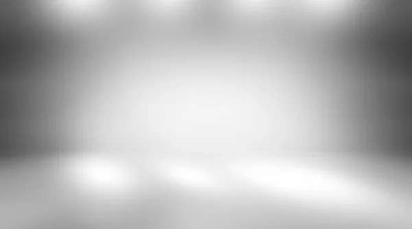 Perspective Floor Backdrop Black Room Studio Gray Gradient Spotlight Backdrop — Stock Photo, Image