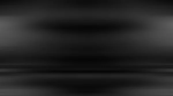 Prospettiva Pavimento Sfondo Camera Nera Studio Con Grigio Gradiente Riflettore — Foto Stock
