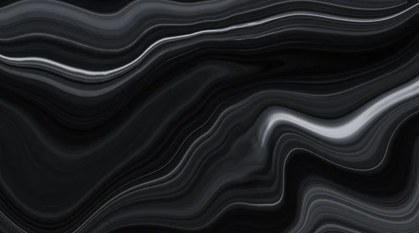Marmeren Inkt Kleurrijk Zwarte Marmeren Patroon Textuur Abstracte Achtergrond Kan — Stockfoto