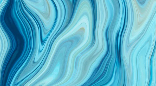 カラフルな大理石のインク 青い大理石パターン テクスチャの抽象的な背景 背景や壁紙に使用することができます — ストック写真