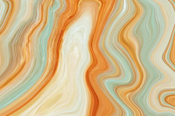 Marble Ink Colorful Orange Marble Pattern Texture Abstract Background Can — Stock Photo, Image