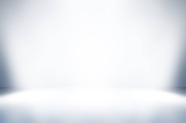 Boş oda studio gradyan arka planı için kullanılan gri ve ürün görüntüleme