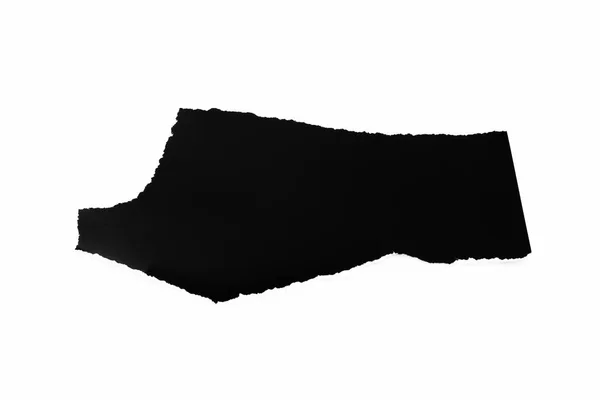 Gri Arka Plan Üzerinde Siyah Yırtık Kağıt Koleksiyon Kağıt Rip — Stok fotoğraf