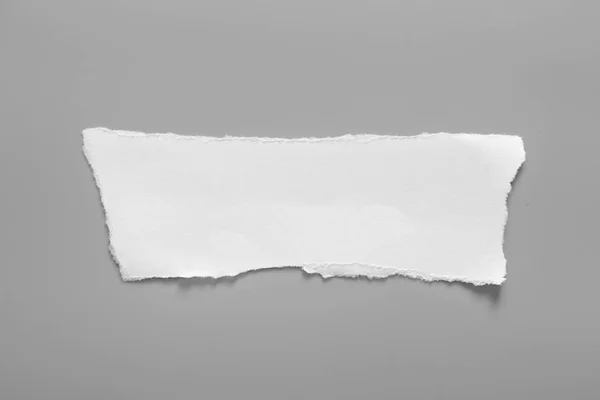 White Torn Paper Gray Background Collection Paper Rip — Stock Photo, Image