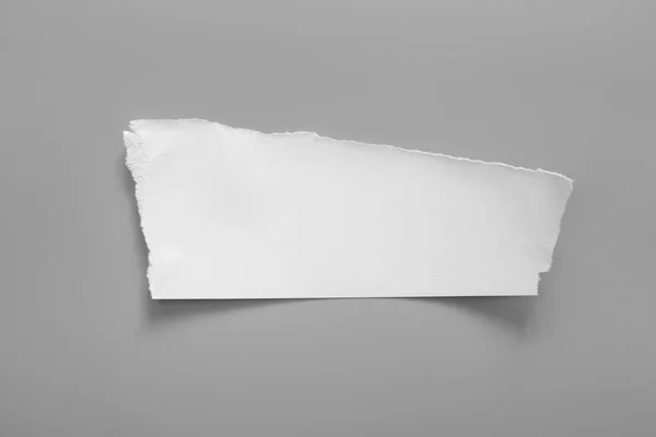 White Torn Paper Gray Background Collection Paper Rip — Stock Photo, Image