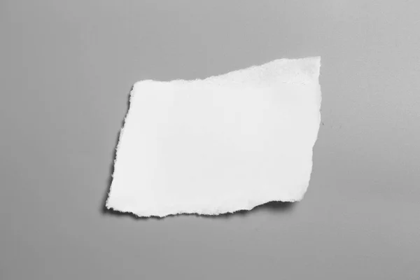 White Torn Paper Gray Background Collection Paper Rip — Stock Photo, Image