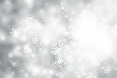Kar taneleriyle soyut noel arkaplanı