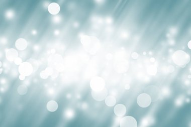 Beyaz bokeh bulanıklık arka plan / daire mavi arka plan ışık / ışık arka plan