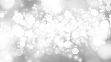 beyaz kar bulanıklığı soyut arka plan. Bokeh Noel bulanık güzel parlak Noel ışıkları
