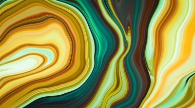 abstract background with liquid paint. marble pattern. fluid texture. 3d rendering