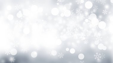 beyaz kar bulanıklığı soyut arka plan. Bokeh Noel bulanık güzel parlak Noel ışıkları