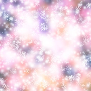 Kar taneleri ve karlı Noel arkaplanı