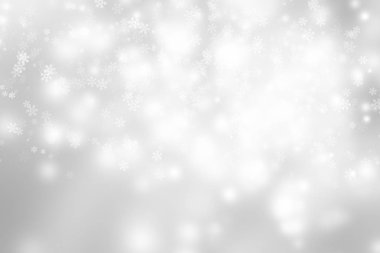 Kar taneleriyle soyut noel arkaplanı