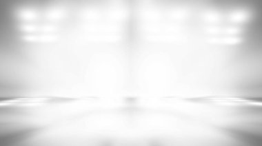 empty room with white and black and grey color.