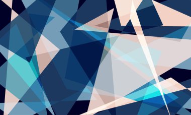 abstract geometric multicolored pattern