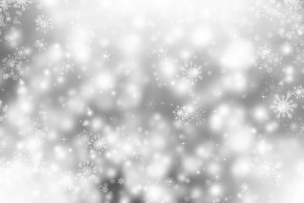 Weihnachten Hintergrund Mit Schneeflocken Und Schnee — Stockfoto