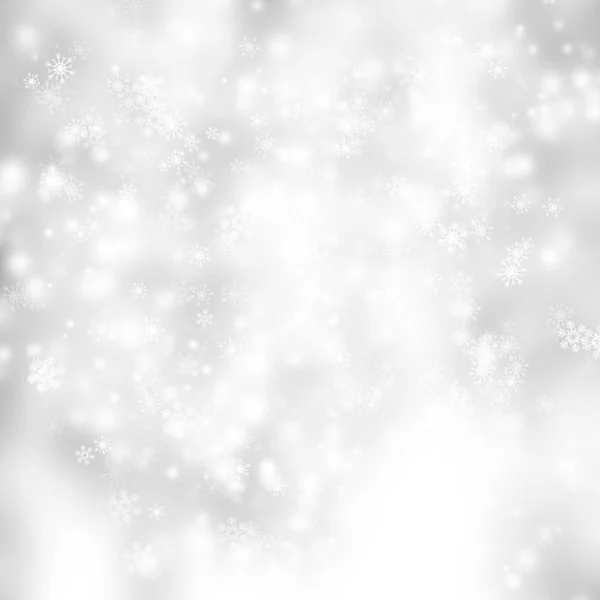 Winter Background Snowflakes Christmas Card — Fotografia de Stock