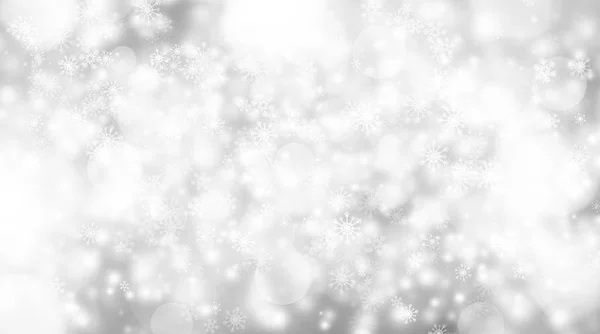 白雪模糊抽象背景 散景圣诞节模糊美丽的闪亮的圣诞灯 — 图库照片