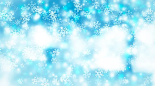 Christmas Background Snowflakes Winter Snow — Stockfoto