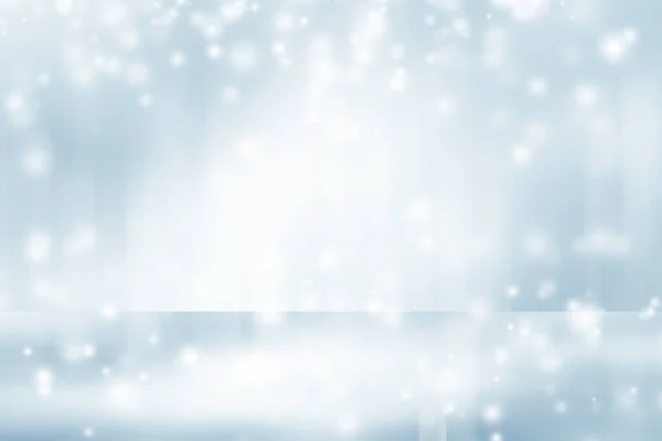 Abstrakcyjne Tło Śniegiem Światłami — Zdjęcie stockowe