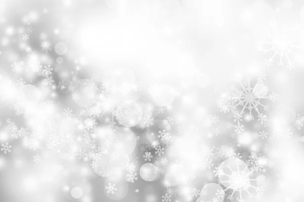 雪と雪のクリスマスの背景 — ストック写真