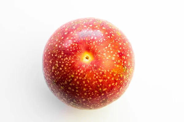 Manzana Roja Aislada Sobre Fondo Blanco — Foto de Stock