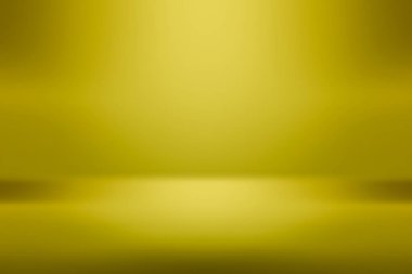 abstract luxury yellow gradient studio background, smooth room with empty space for product display
