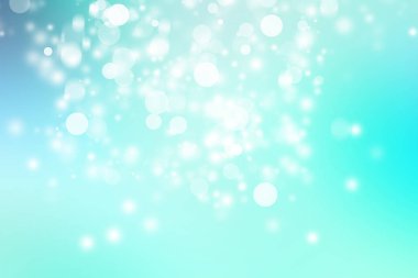 Bokeh ışıkları ile soyut mavi arkaplan