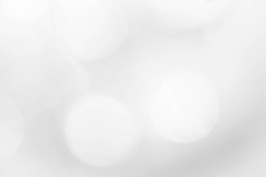 Beyaz arka plan ile bokeh ışıklar defocused