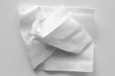 Gri arkaplanda beyaz dokular