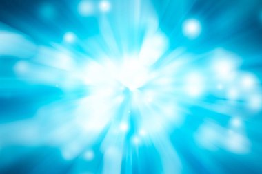 Işık efektli soyut mavi arkaplan