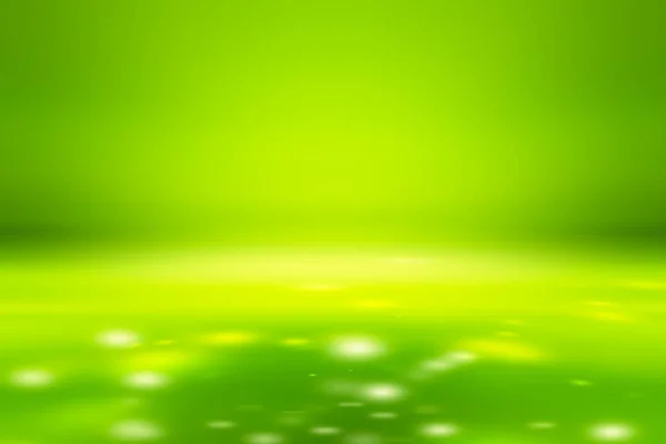 Green Abstract Background Blurred Bokeh Lights — 图库照片