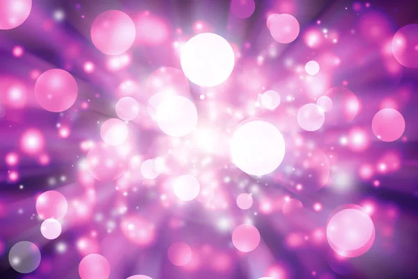 White Bokeh Blur Background Circle Light Purple Background Abstract Light — Stockfoto