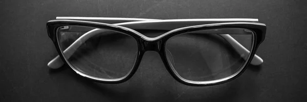 Sunglasses Glasses Eyeglasses Black White Photo — Stockfoto